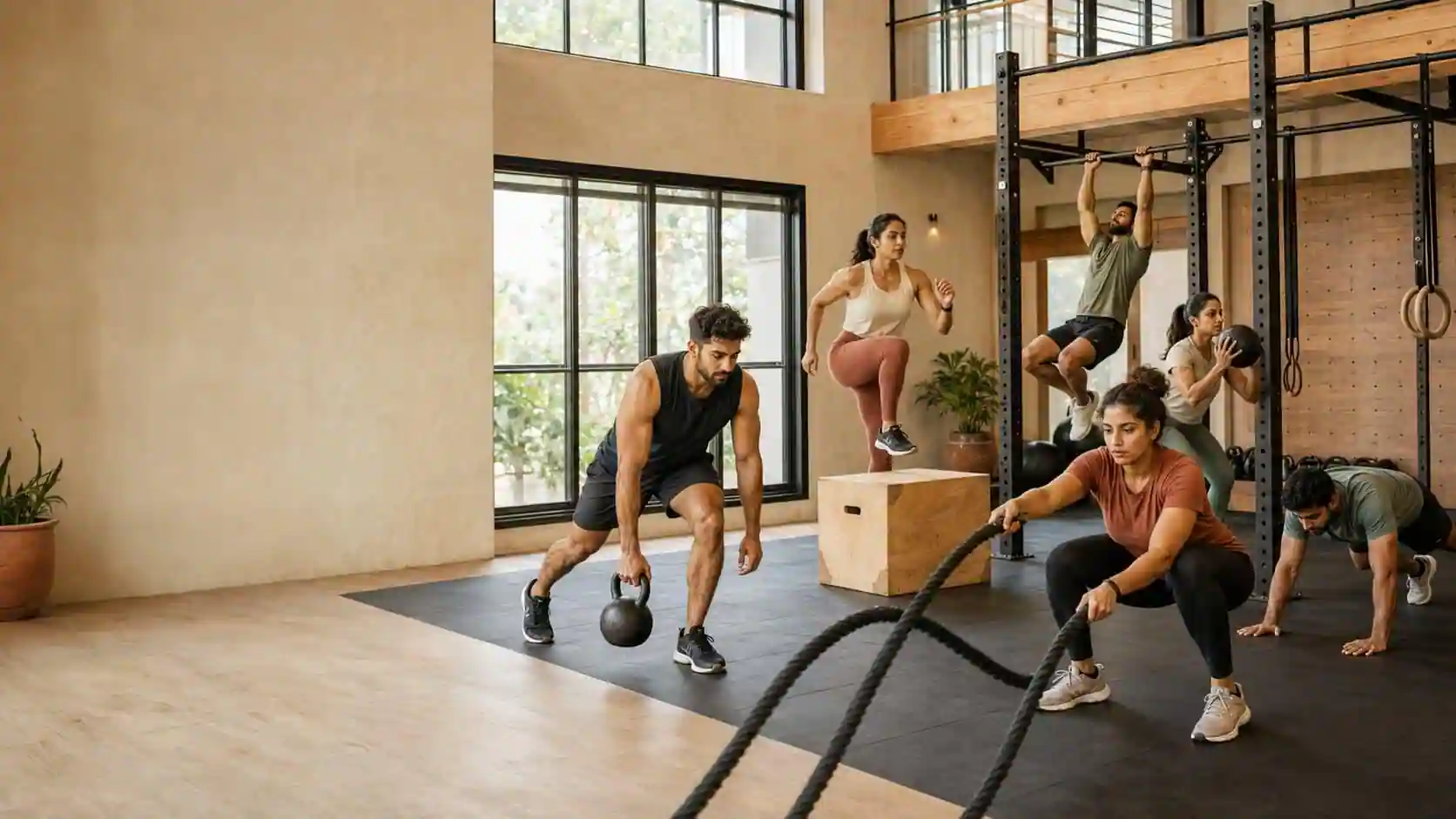 HYROX Training class at Warrior Fitflow